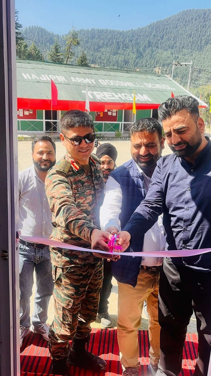 Gallery image for conference Hall constructed at Hajipir Army goodwill school Trehgam Kupwara with the support of IIFL Foundation.