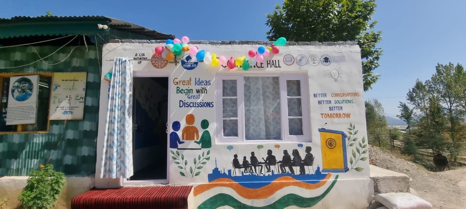 conference Hall constructed at Hajipir Army goodwill school Trehgam Kupwara with the support of IIFL Foundation. image